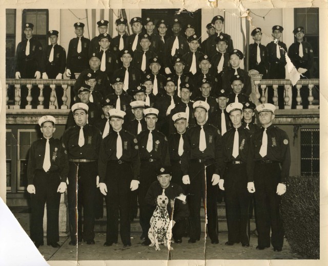 Mohegan Volunteer Firefighters in 1930's-1940's